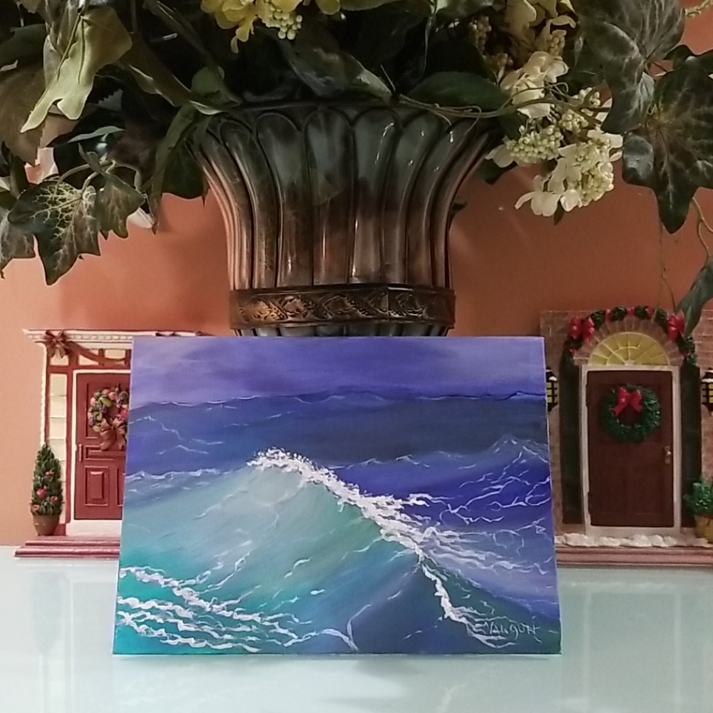 Wall Art Original Acryl Painting "A Wave"